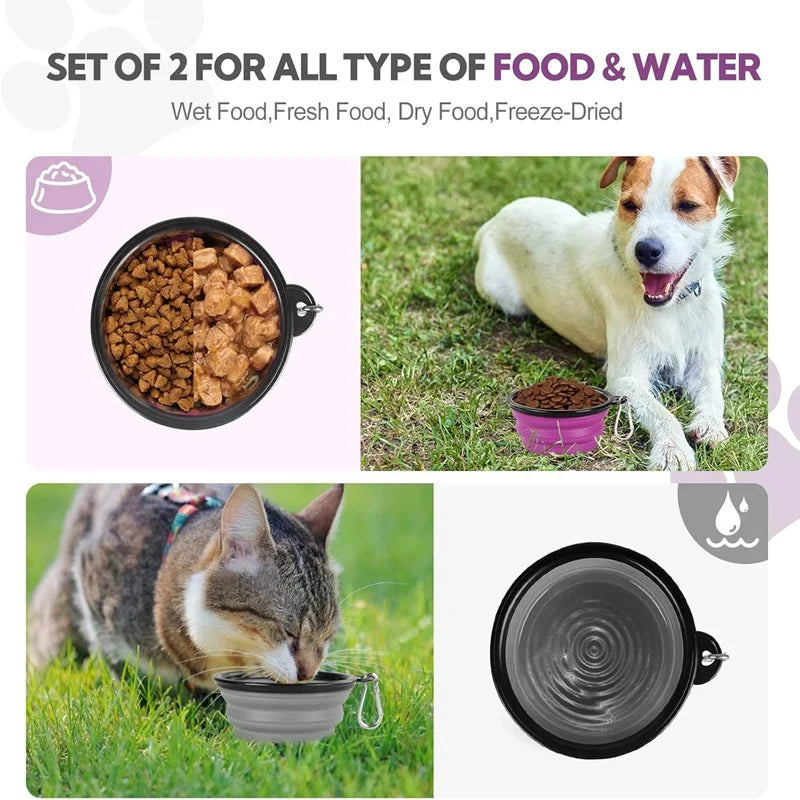 Premium Travel Silicone Pet Bowl