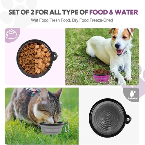 Premium Travel Silicone Pet Bowl