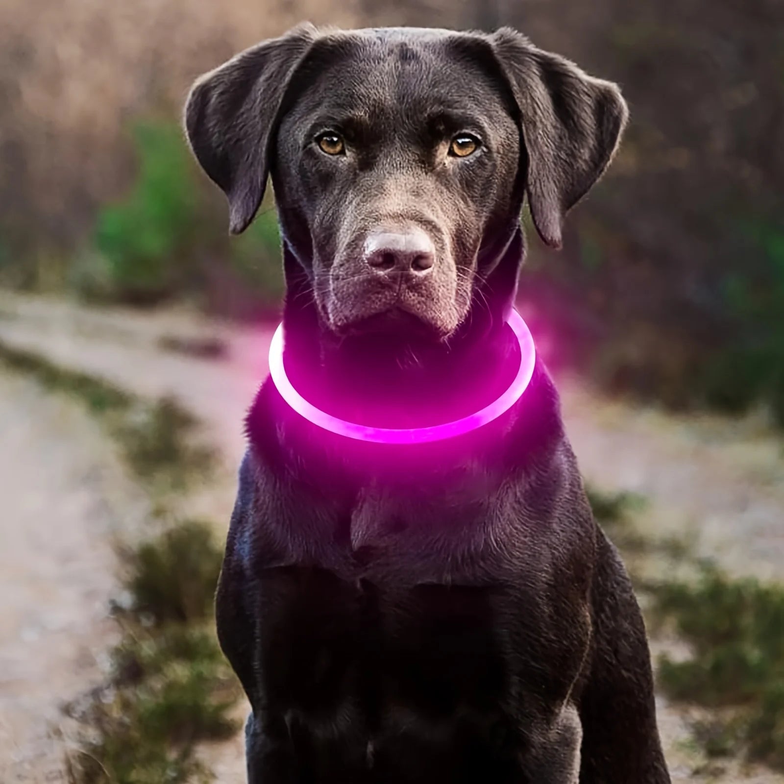LED Dog Collar — USB Rechargeable Glow Safety Collar