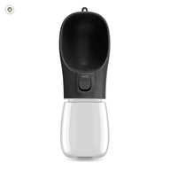 Portable Dog Water Bottle in Black.